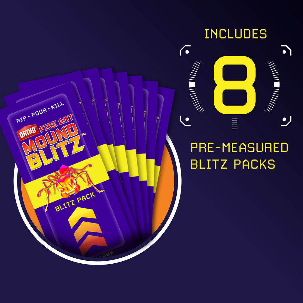 Fire Ant Mound Blitz, 8 Pre-Measured Packs Q528580