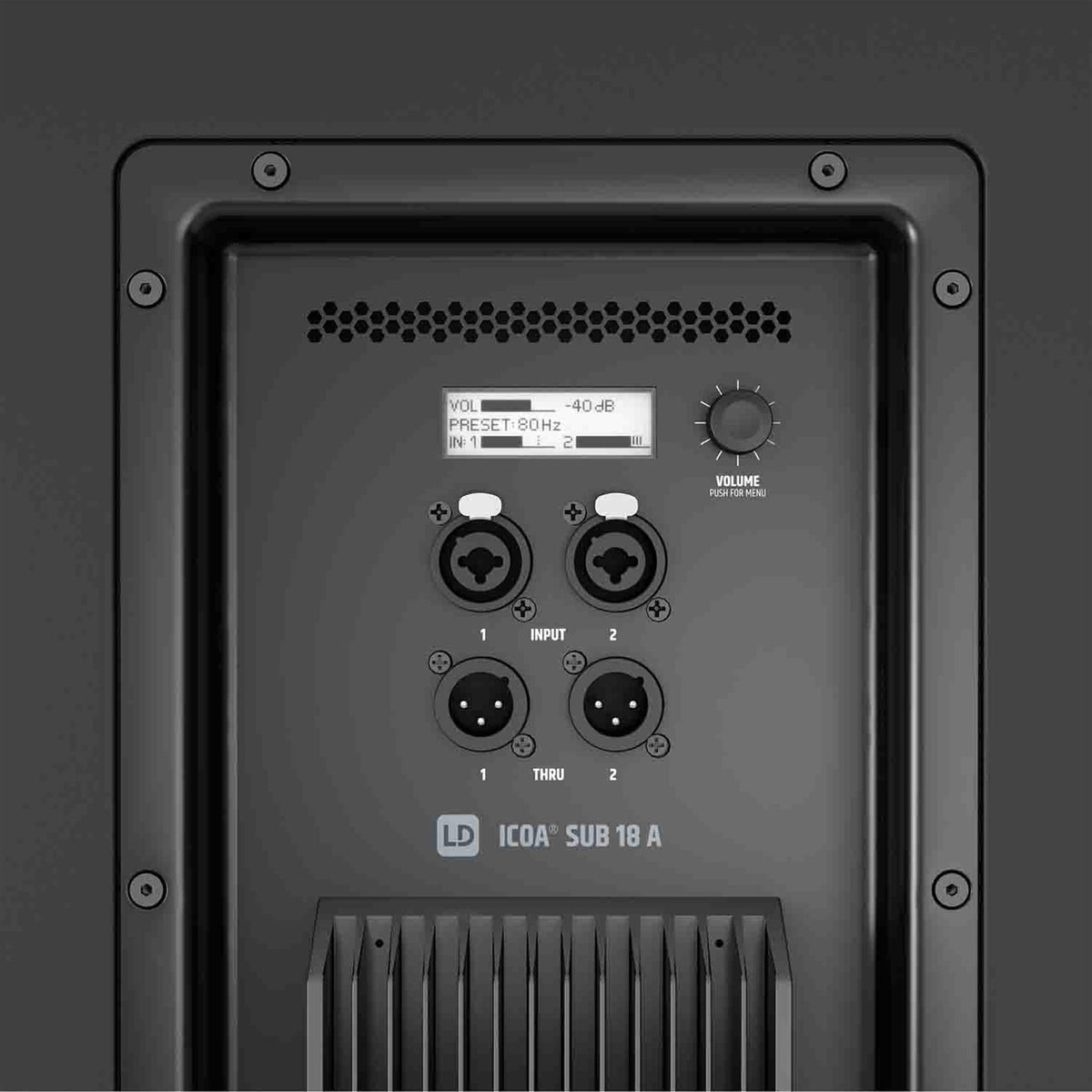 Powered 18 Inch Bass Reflex PA Subwoofer U561