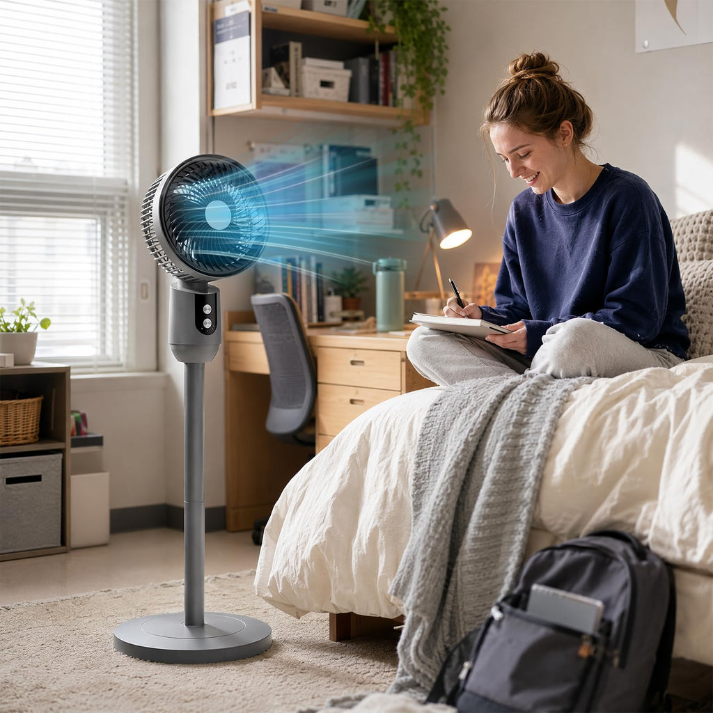 Super Quiet Adjustable Pedestal Fan T636
