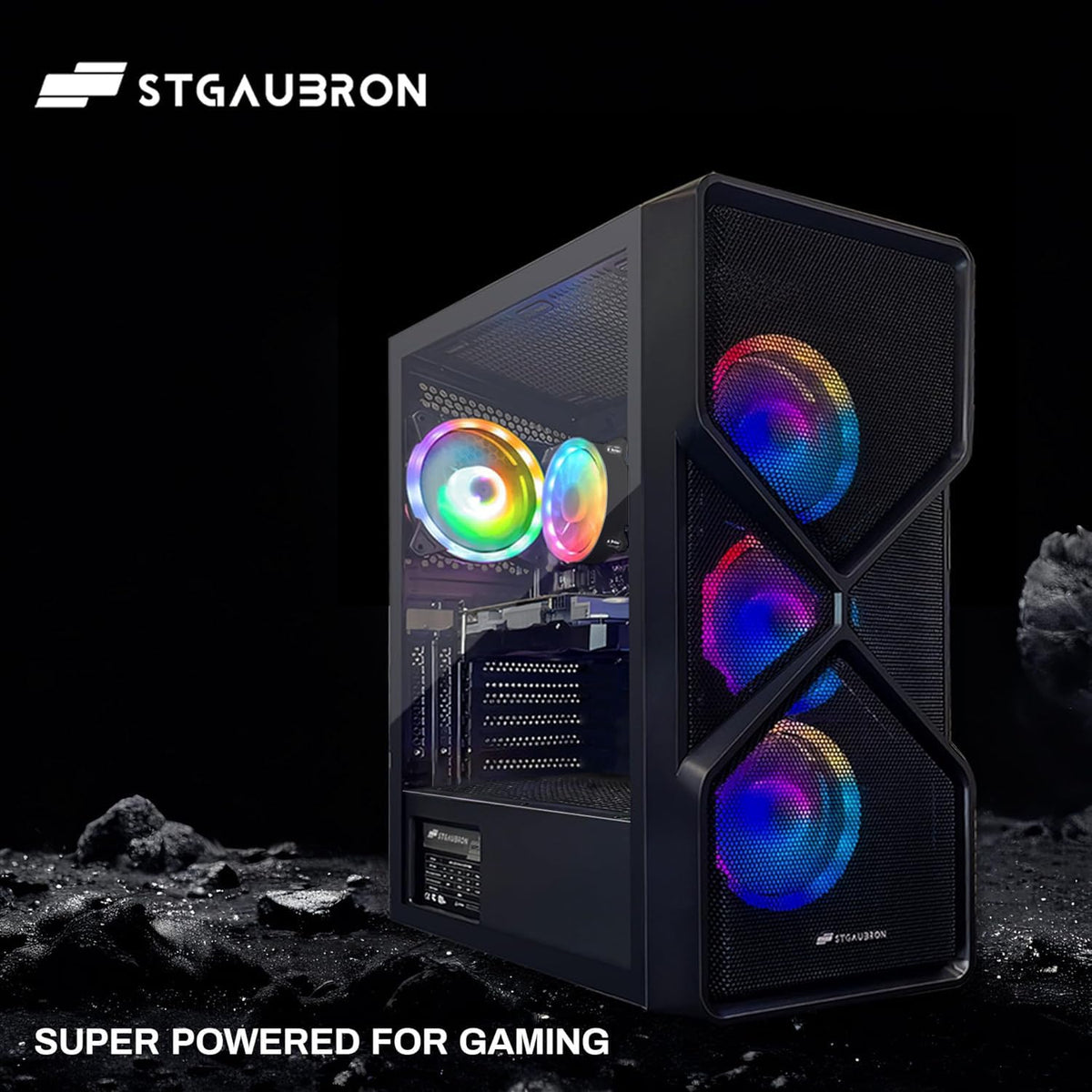 RGB PC Bundle with 24 inch FHD LED Monitor, Intel Core i5, GeForce RTX 2060, 16GB DDR4, 1TB SSD N905