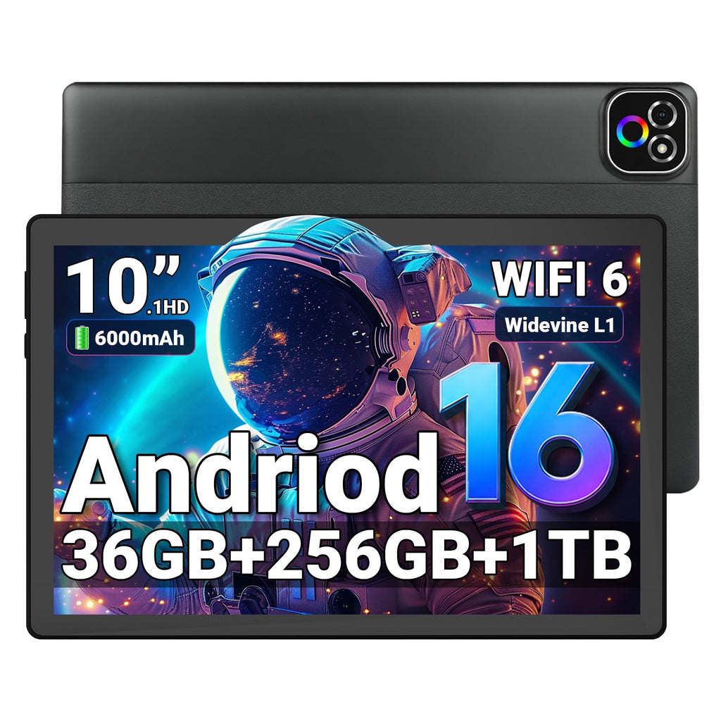 10.1 Inch Android 16 Tablet with 36GB RAM 256GB ROM S5015