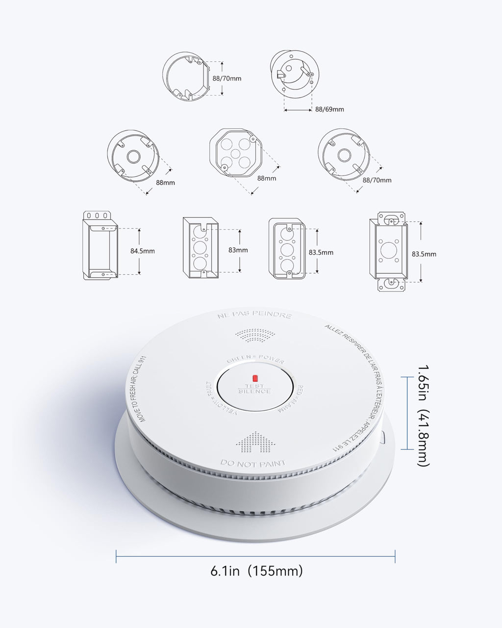 Smoke & Carbon Monoxide Alarm K22068