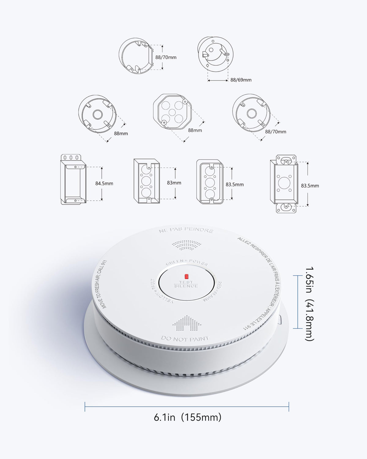 Smoke & Carbon Monoxide Alarm K22068