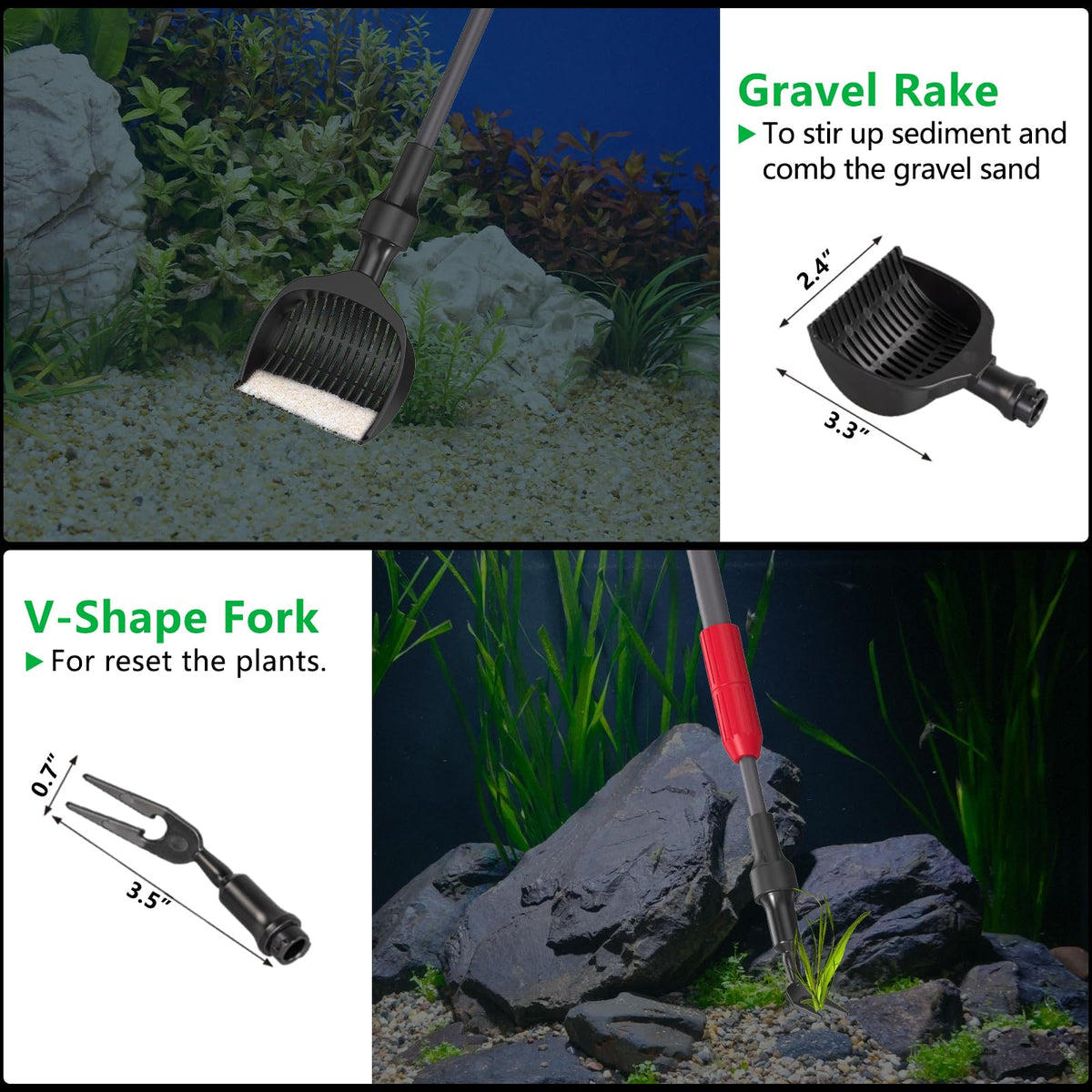 6 in 1 Fish Tank Cleaning Kit H886