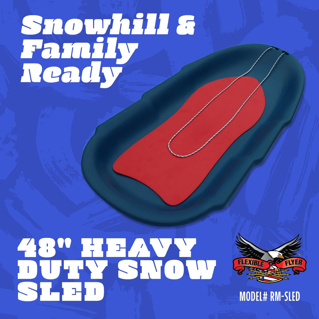 Heavy Duty Plastic Snow Sled D82566