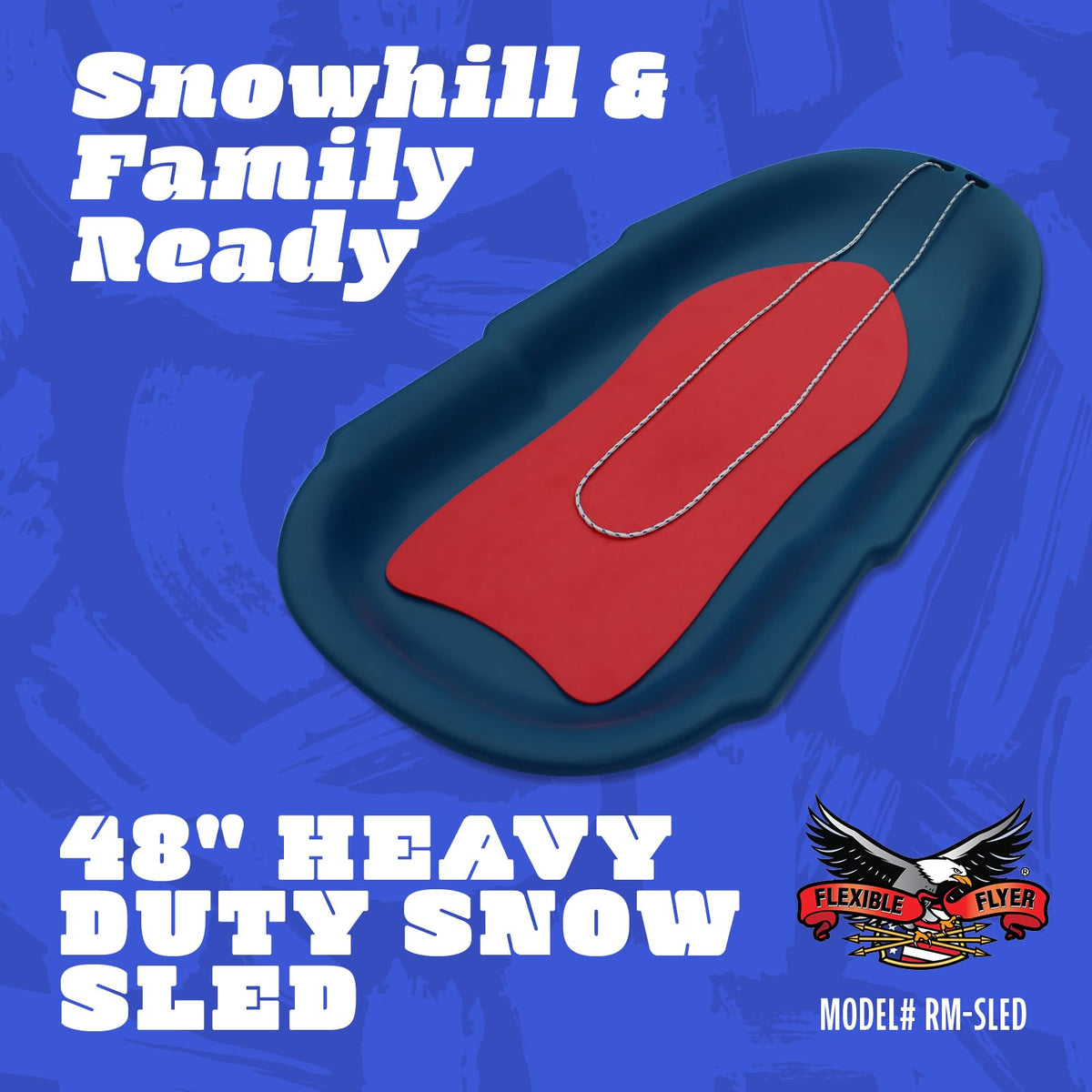 Heavy Duty Plastic Snow Sled D82566