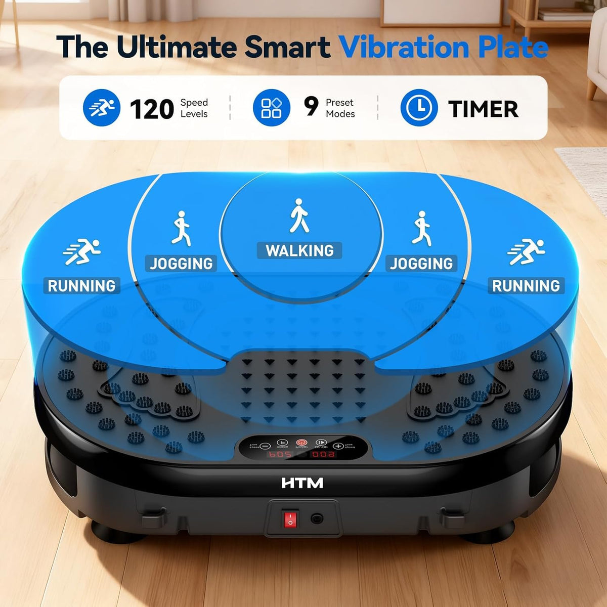 Vibration Plate Exercise Machine with Remote Control O766