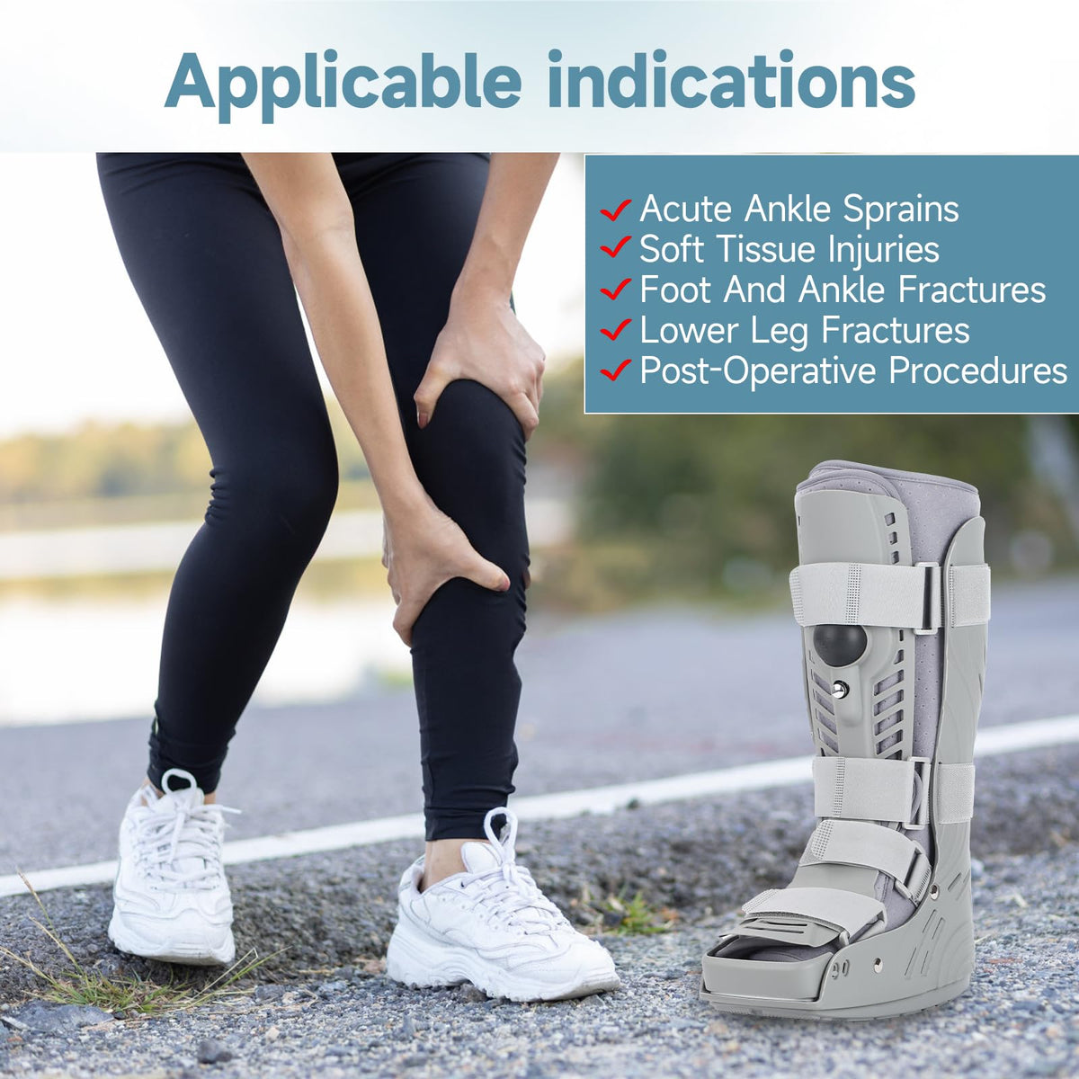 Tall Air Cam Walking Fracture Boot Medium G438