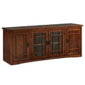Solid Wood Mission Oak Four Door TV Stand C901336