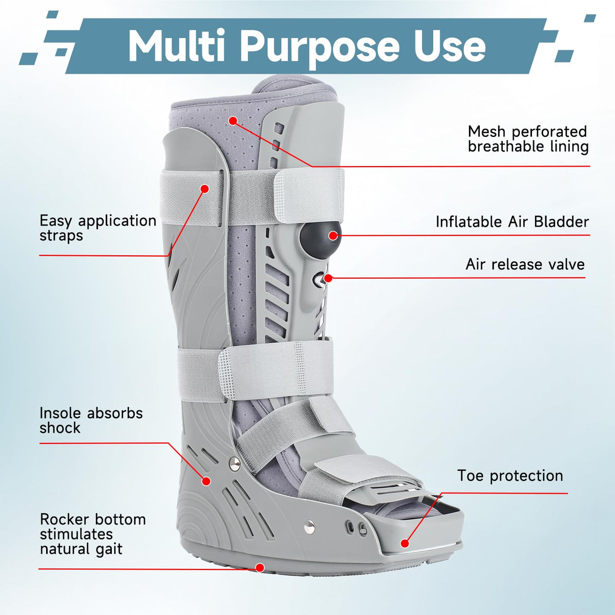 Tall Air Cam Walking Fracture Boot Medium G438