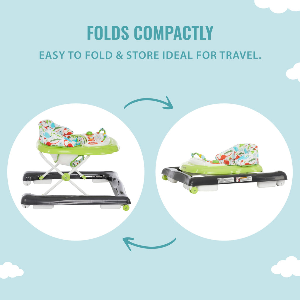 2-in-1 Convertible Baby Walker with Adjustable Seat X136004
