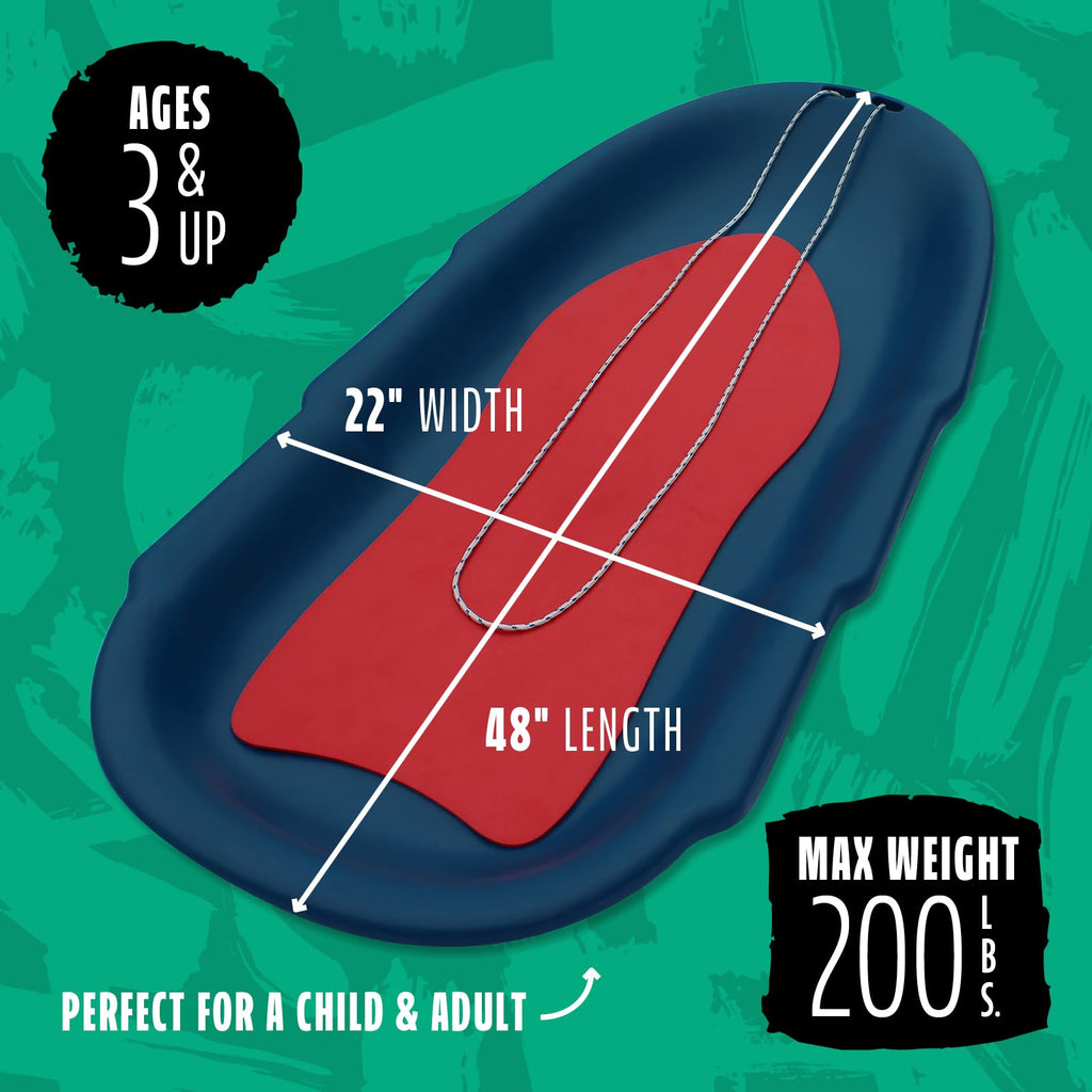 Heavy Duty Plastic Snow Sled D82566