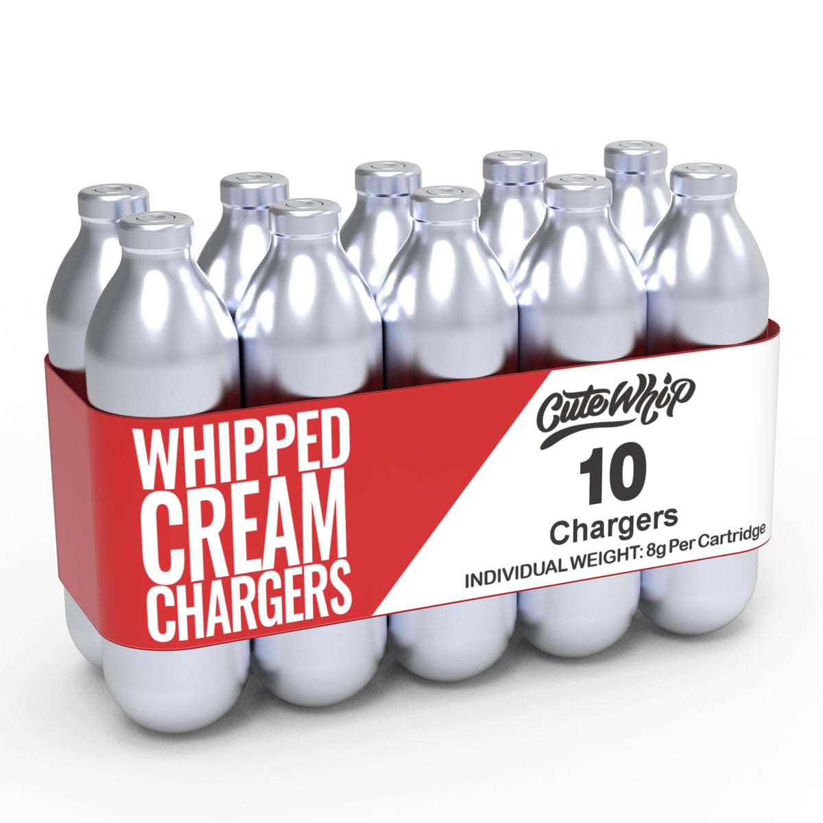 8g Whipped Cream Chargers 10-Pack J82944
