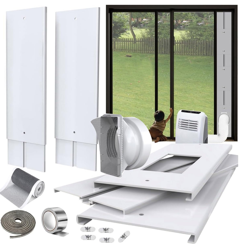 105" Sliding Door AC Vent Kit with Screen Net B233818