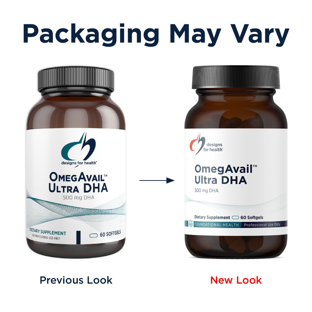 500mg DHA 100mg EPA Triglyceride Fish Oil 60 Softgels U4959