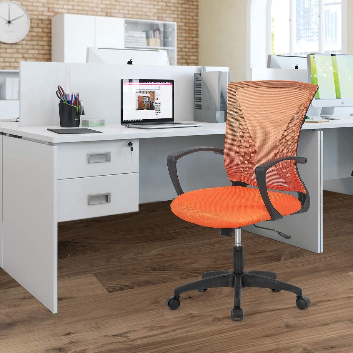 Orange Ergonomic Mesh Office Chair C578