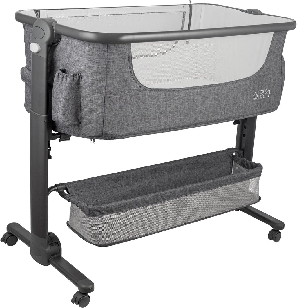 Baby Bassinet Bedside Sleeper Portable Crib with Storage Basket L51802