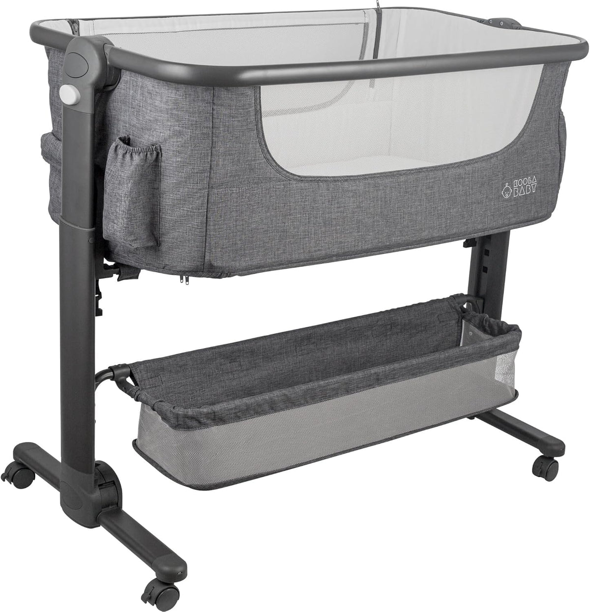 Baby Bassinet Bedside Sleeper Portable Crib with Storage Basket L51802