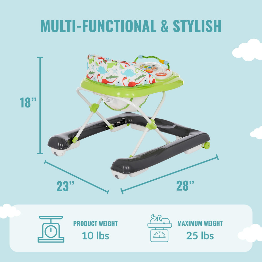 2-in-1 Convertible Baby Walker with Adjustable Seat X136004