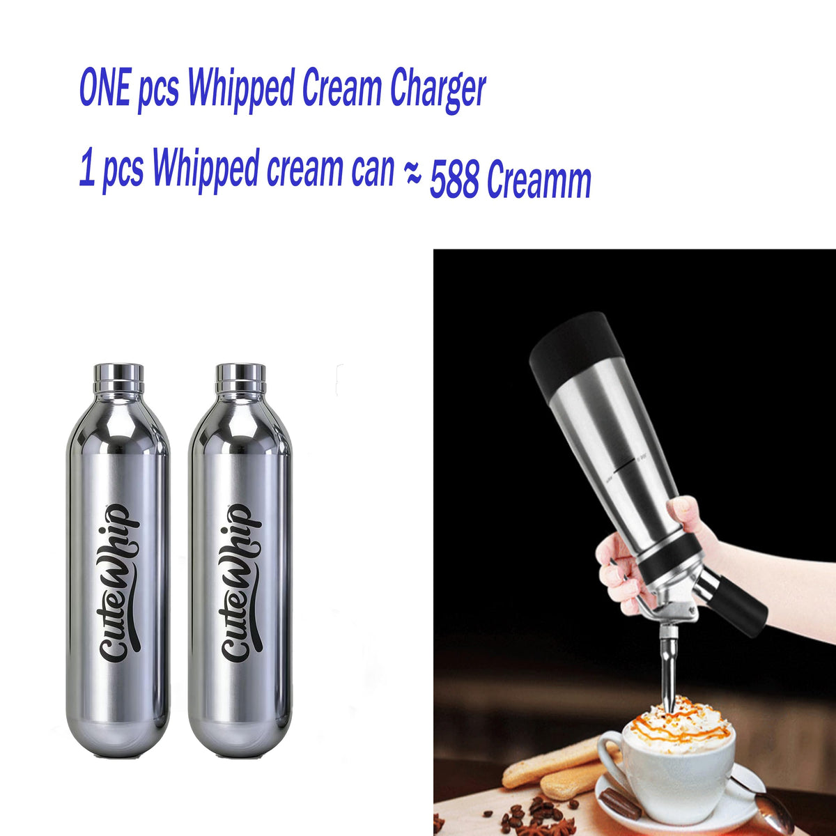 8g Whipped Cream Chargers 10-Pack J82944