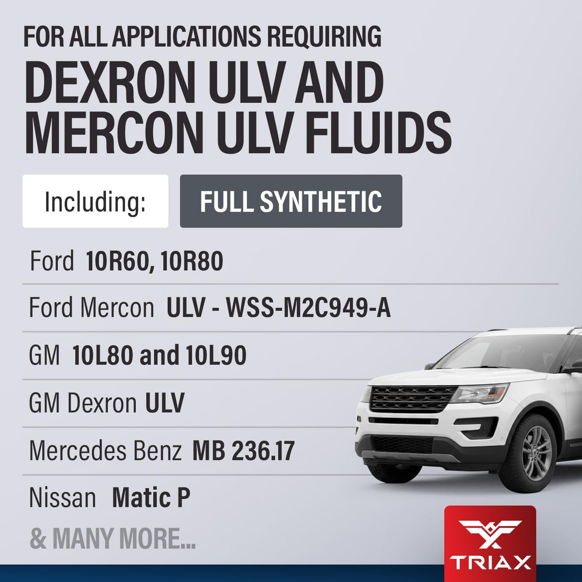 Full Synthetic ULV ATF 1 Gallon H2814