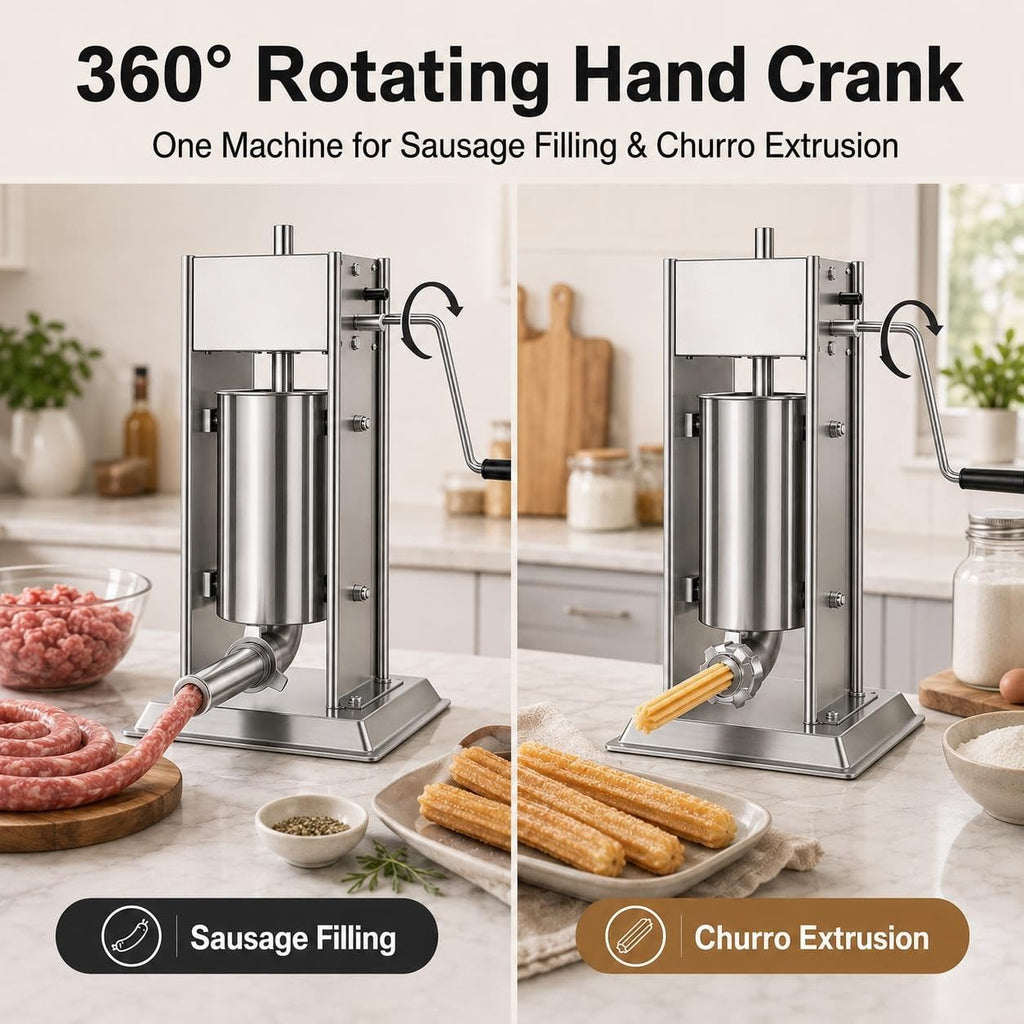 3L 304 Stainless Steel Sausage Stuffer & Churro Maker Z805605