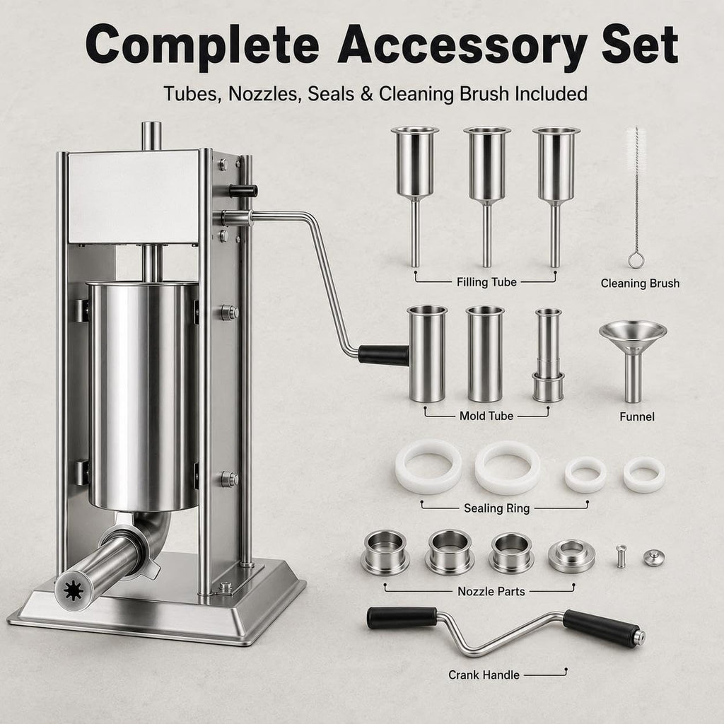 3L 304 Stainless Steel Sausage Stuffer & Churro Maker Z805605