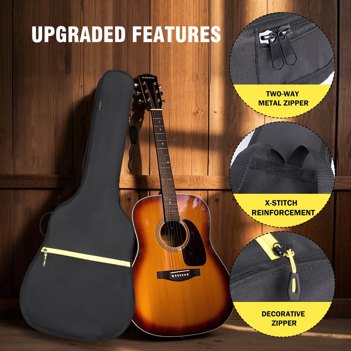 Acoustic Guitar Dust Cover Bag 600D Waterproof Foldable J169222