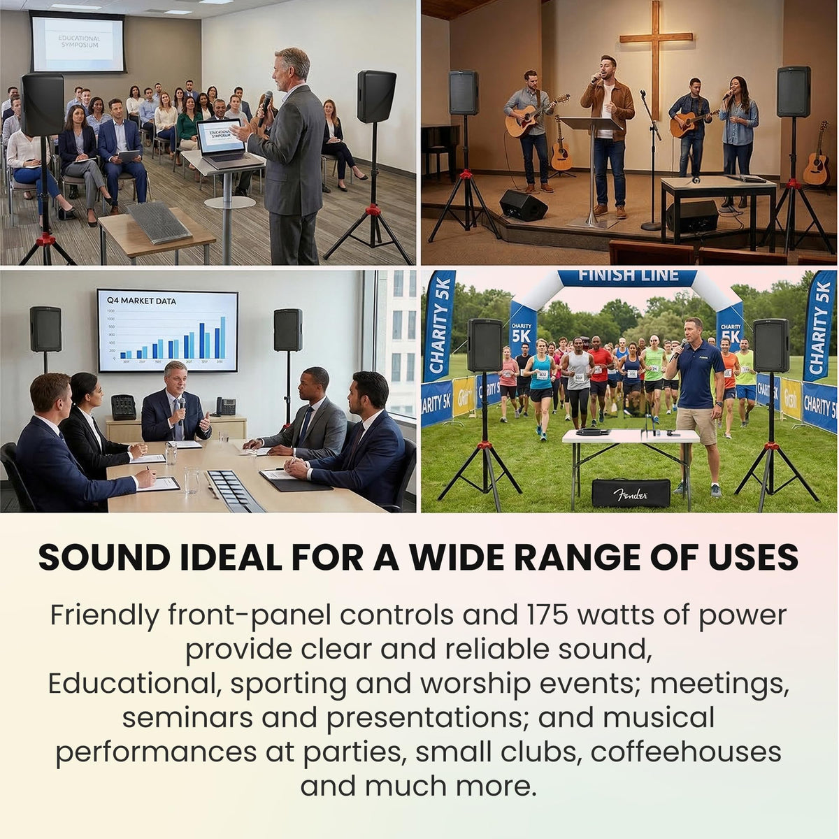Portable PA System with Microphone Kit G4368