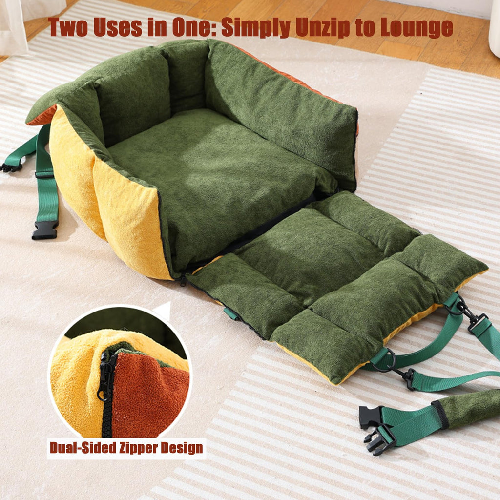 2-in-1 Dog Car Seat for Small Dogs A3293