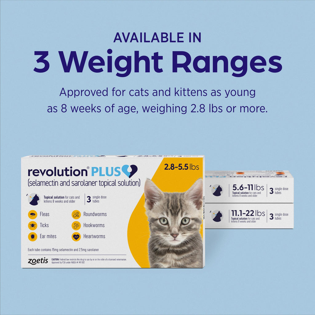 Topical Solution for Cats 5.6-11 lbs 1-Month Supply F42524