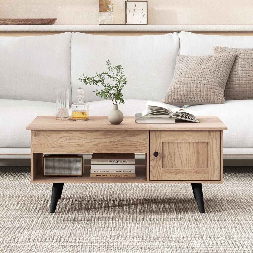 Lift Top Coffee Table with Storage and Hidden Compartment Z489