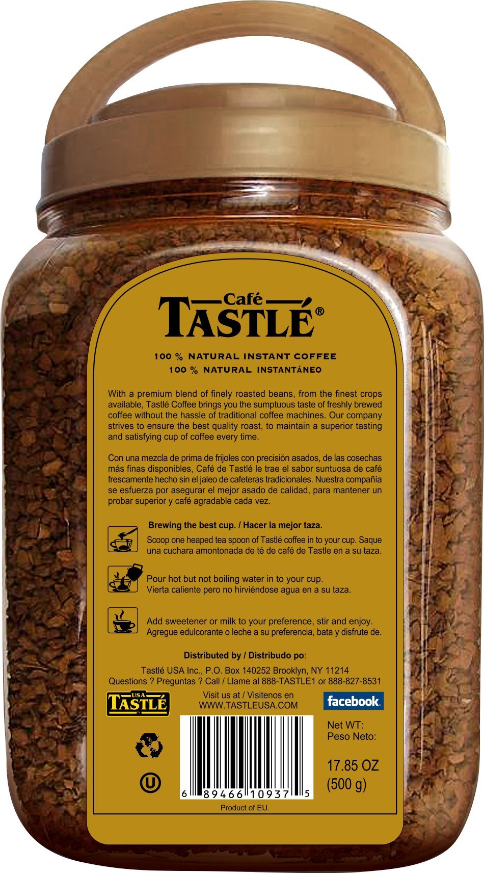 Gold Freeze Dried Instant Coffee 17.85 Ounce P485822