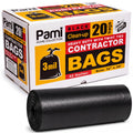 42 Gallon 3 Mil Black Trash Bags 20 Count P7051