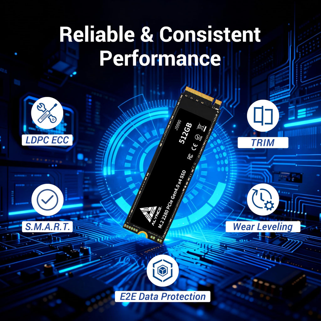 512GB PCIe Gen4 x4 NVMe M.2 2280 SSD F659