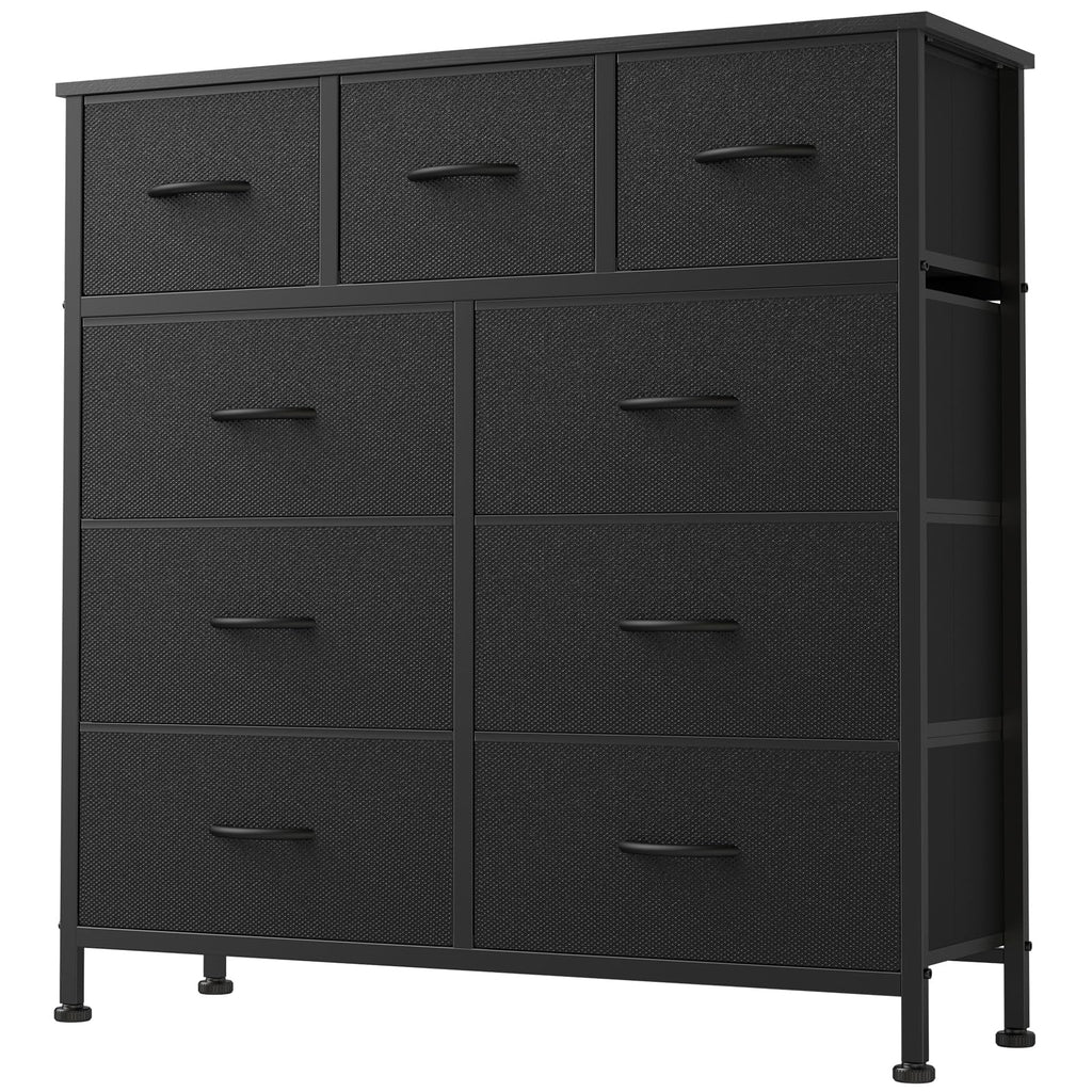9 Drawers Fabric Dresser L155