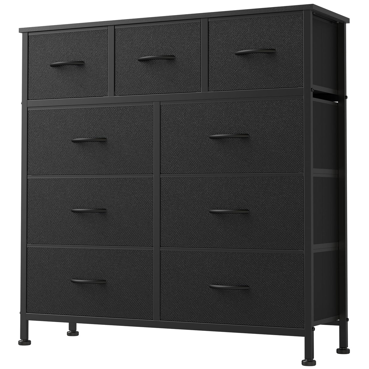 9 Drawers Fabric Dresser L155
