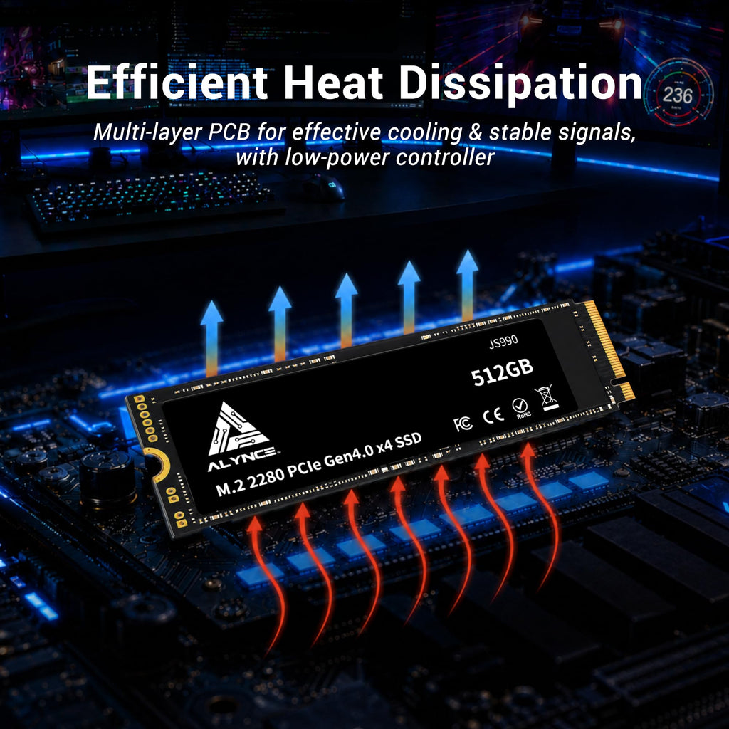 512GB PCIe Gen4 x4 NVMe M.2 2280 SSD F659