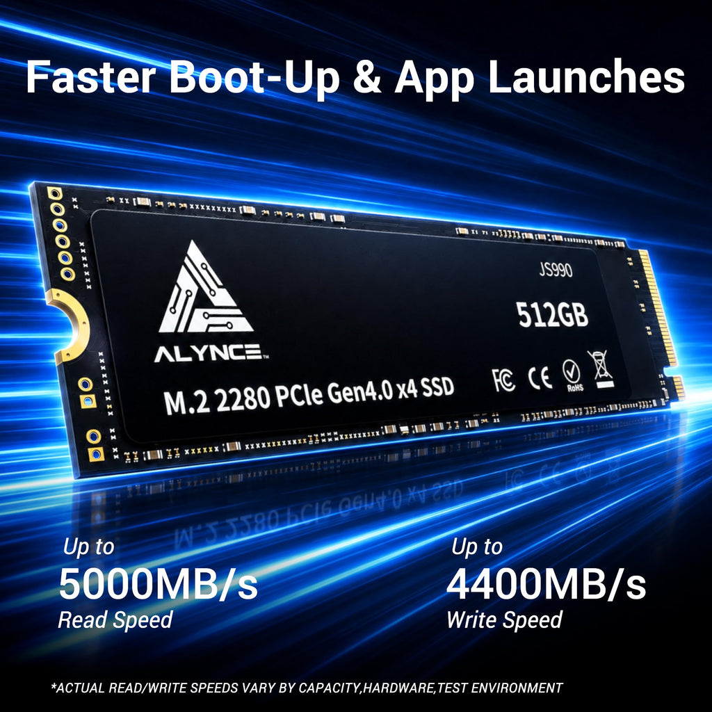 512GB PCIe Gen4 x4 NVMe M.2 2280 SSD F659