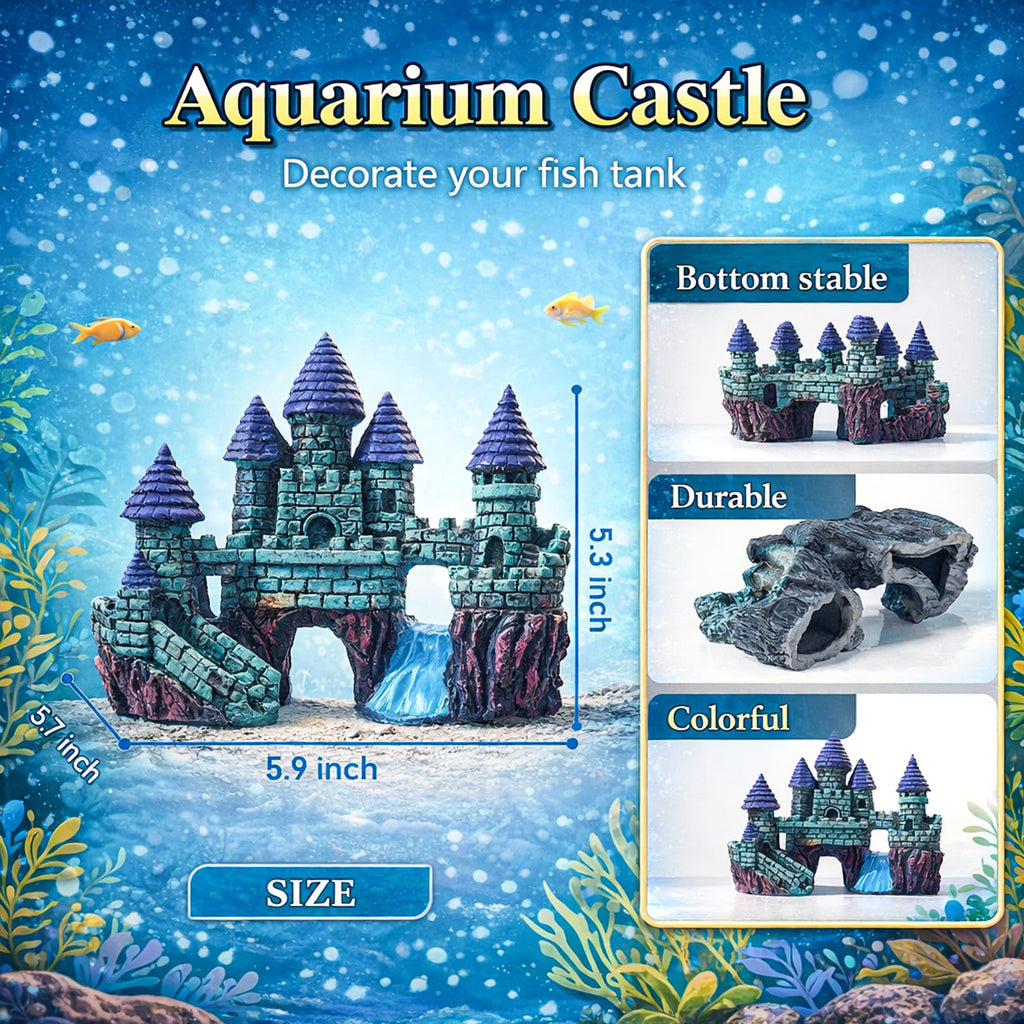 13 Pieces Aquarium Decorations Kit A669915