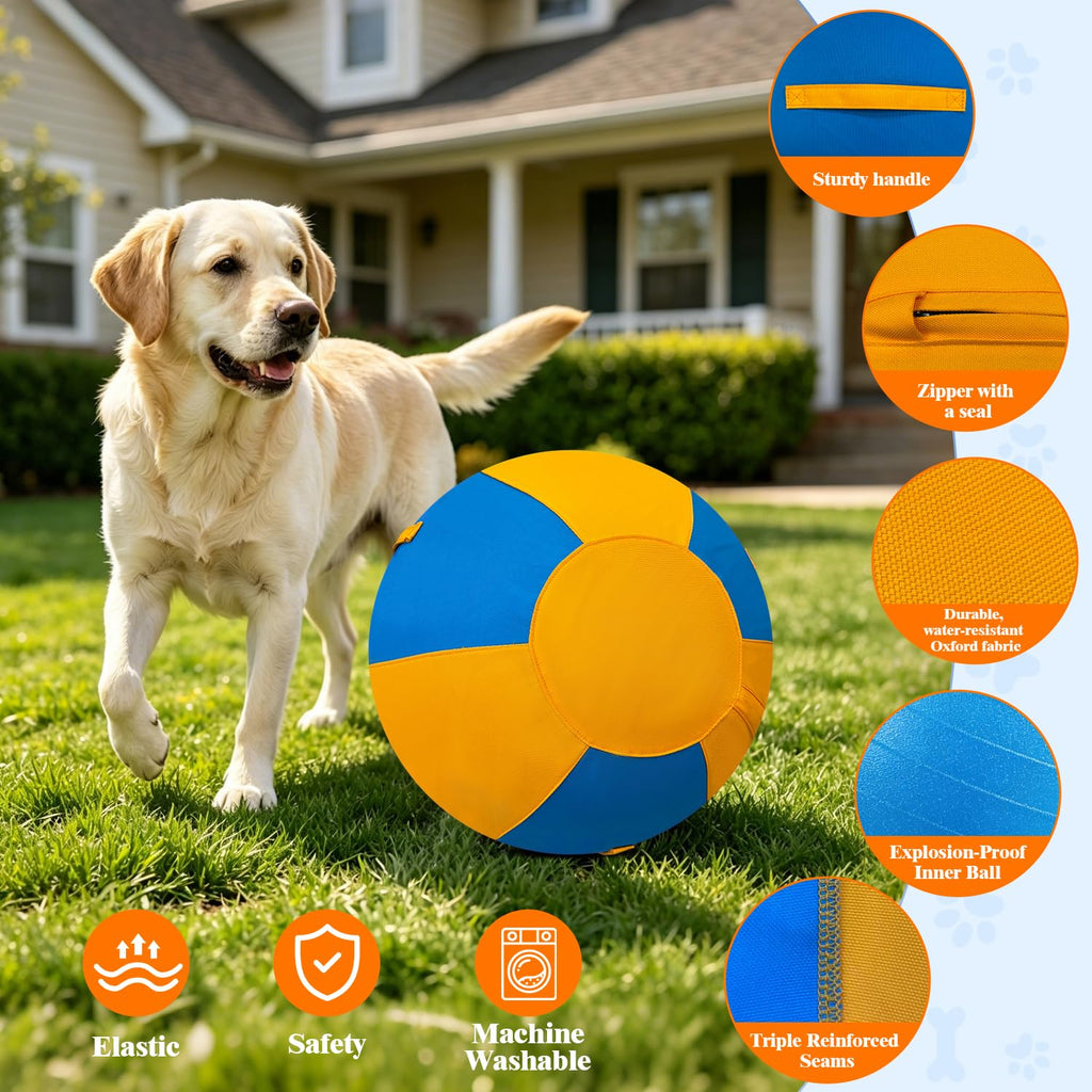 18 Inch Heavy Duty Herding Ball for Dogs with 3 Handles F4736