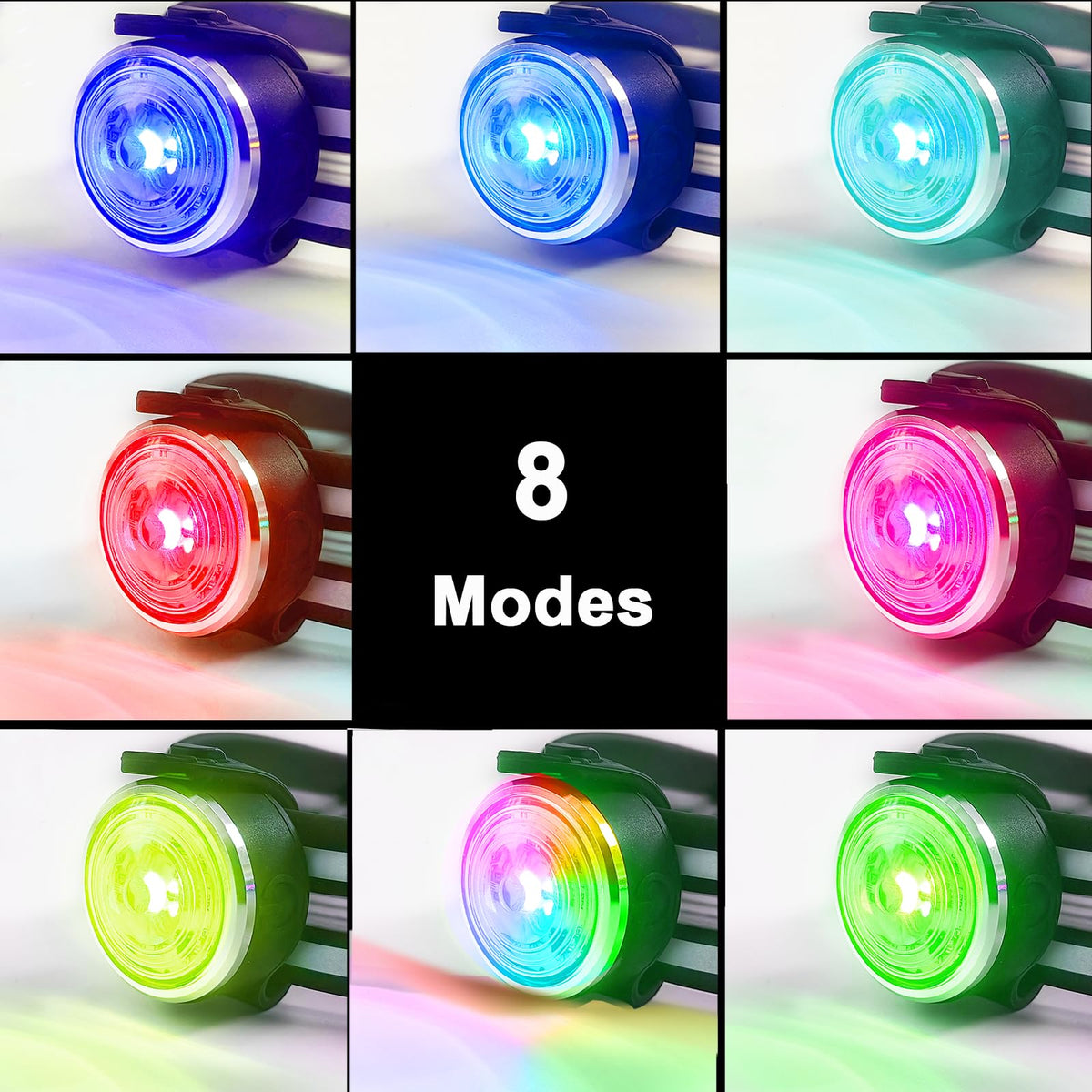 2-Pack Rechargeable Dog Collar Lights T1646