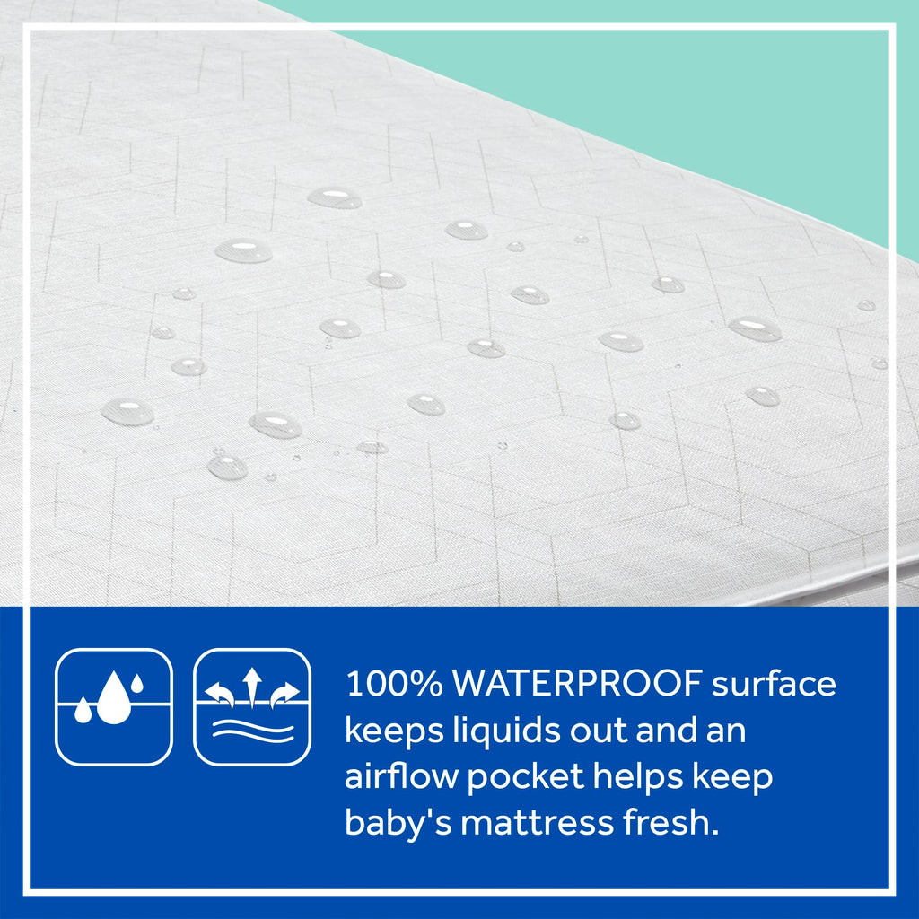 Infant & Toddler Crib Mattress, 204 Coils, Waterproof Breathable U7076