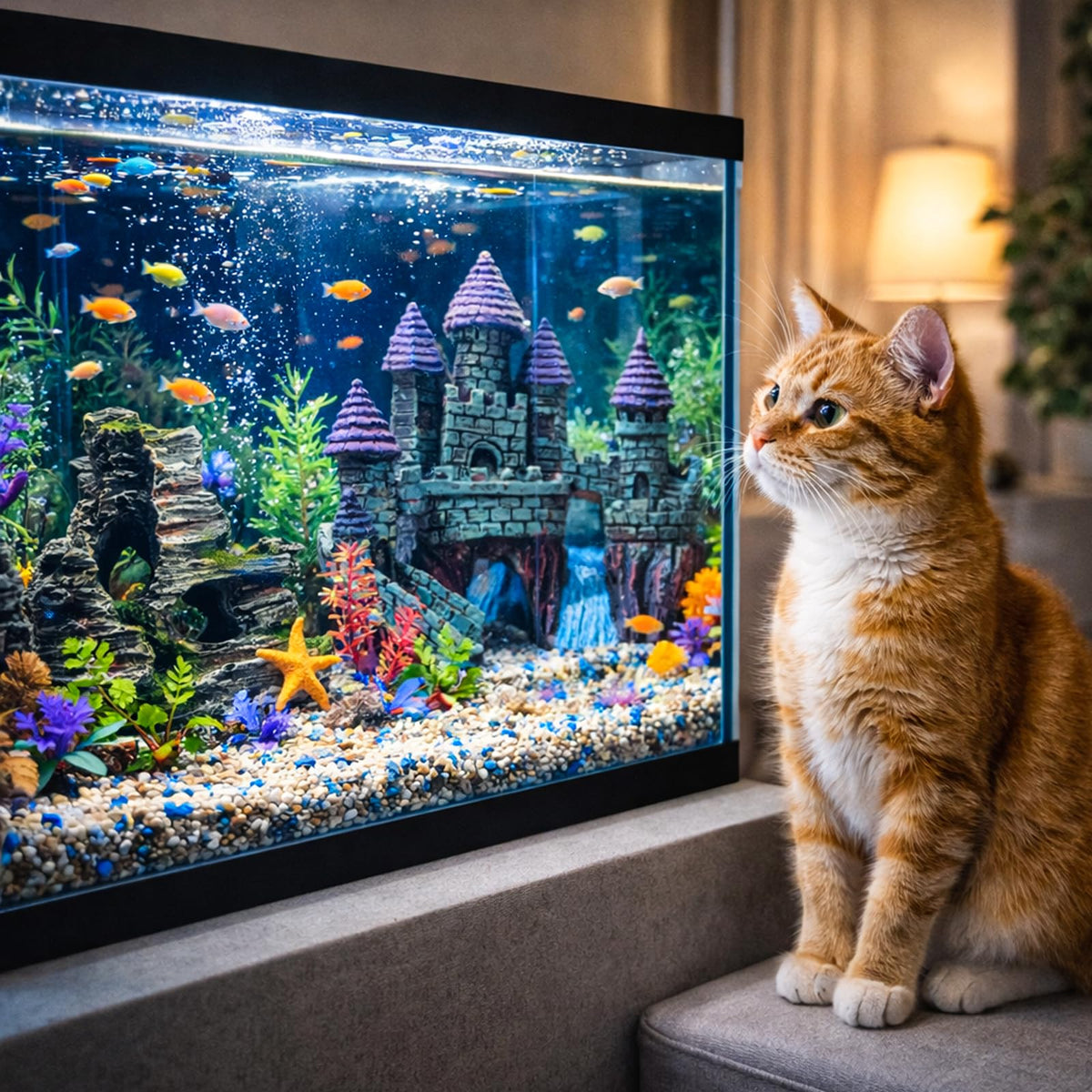 13 Pieces Aquarium Decorations Kit A669915