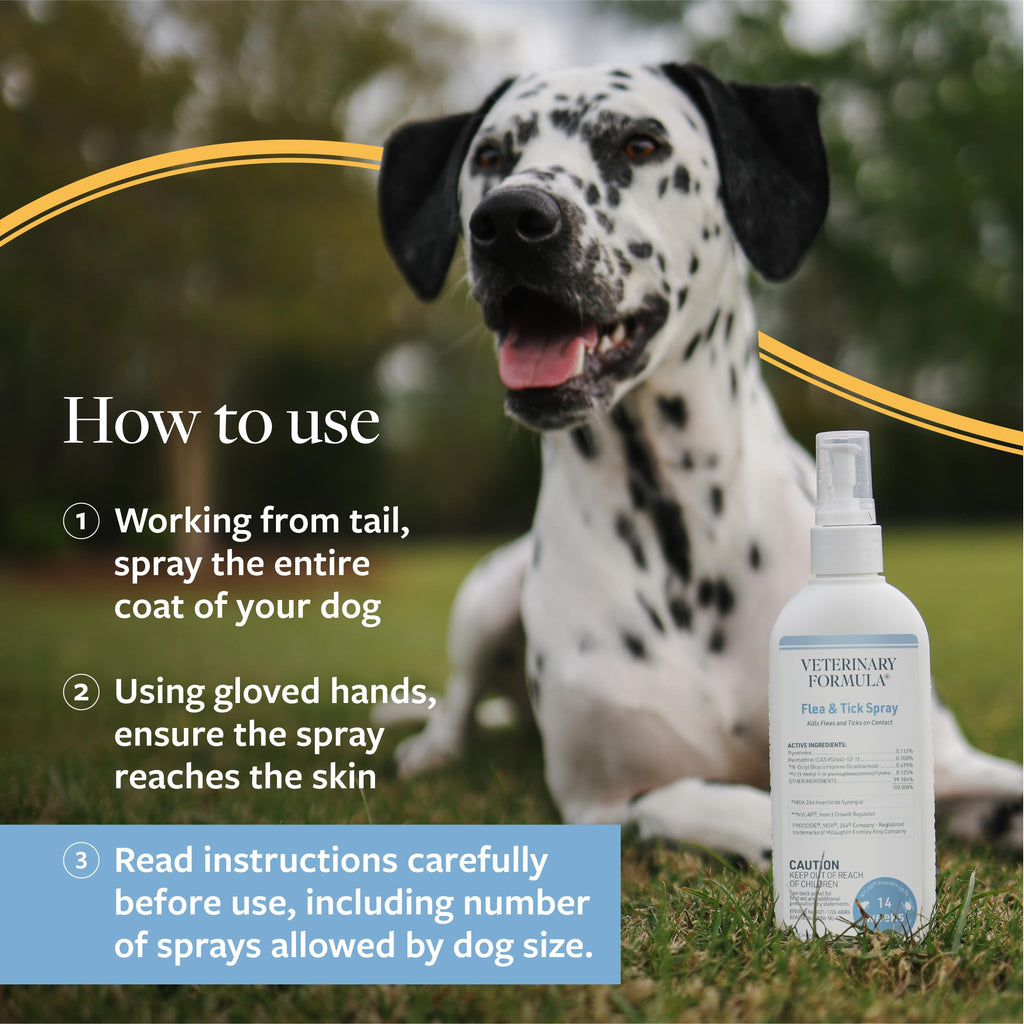 Flea & Tick Spray for Dogs 8 oz J7751