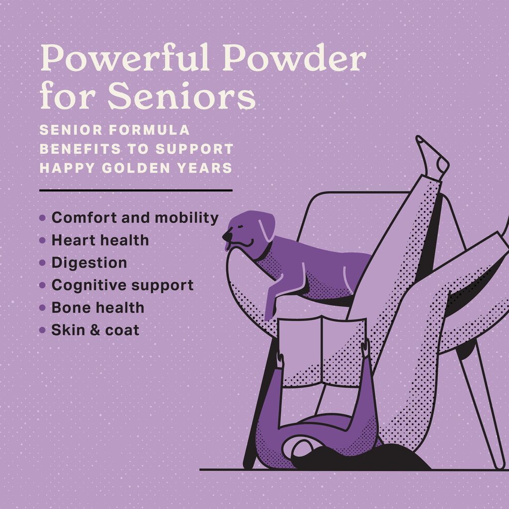 Senior Dog Supplement Powder 1lb Bag F835