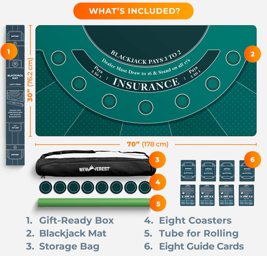 Blackjack Mat 70" x 30" M379129