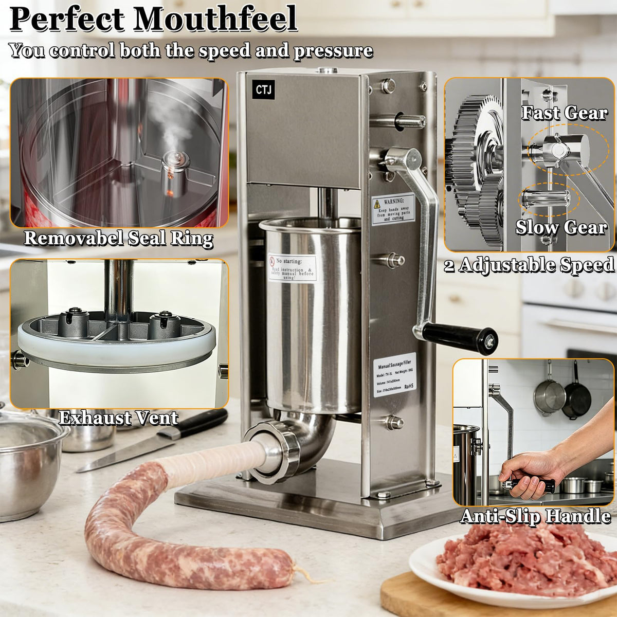 Stainless Steel Sausage & Churro Maker G73265