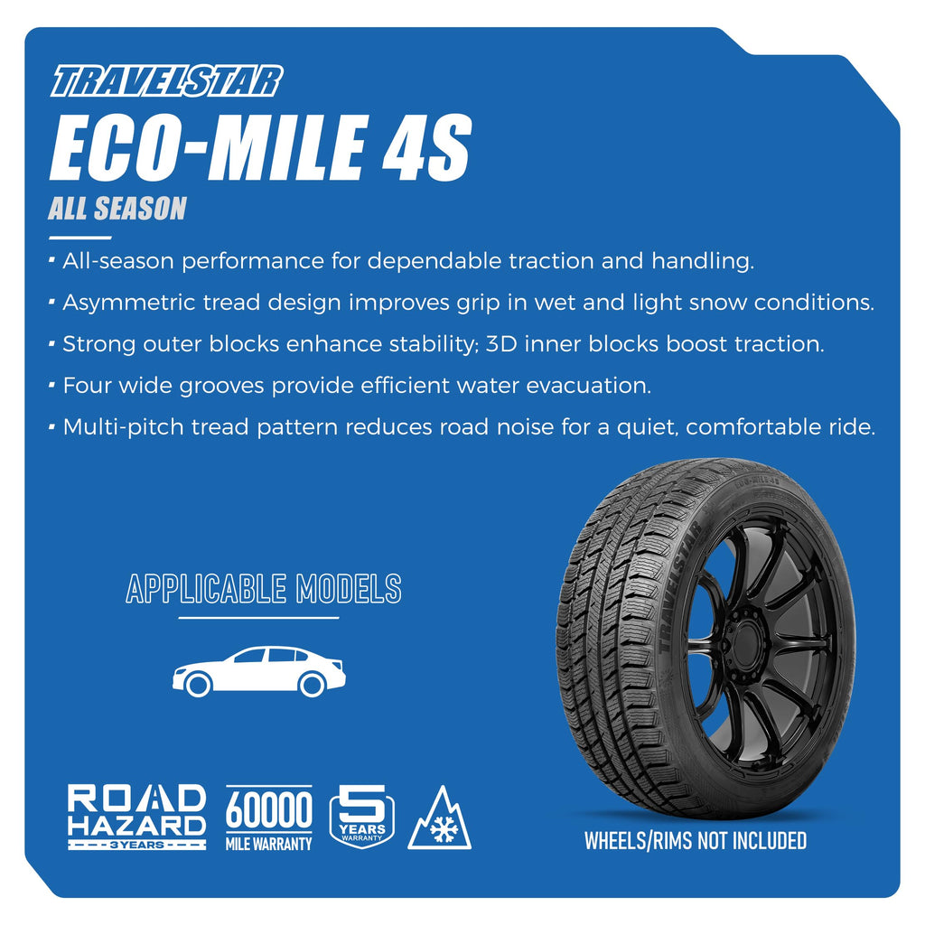 Set of 4 All Weather Tires P756213