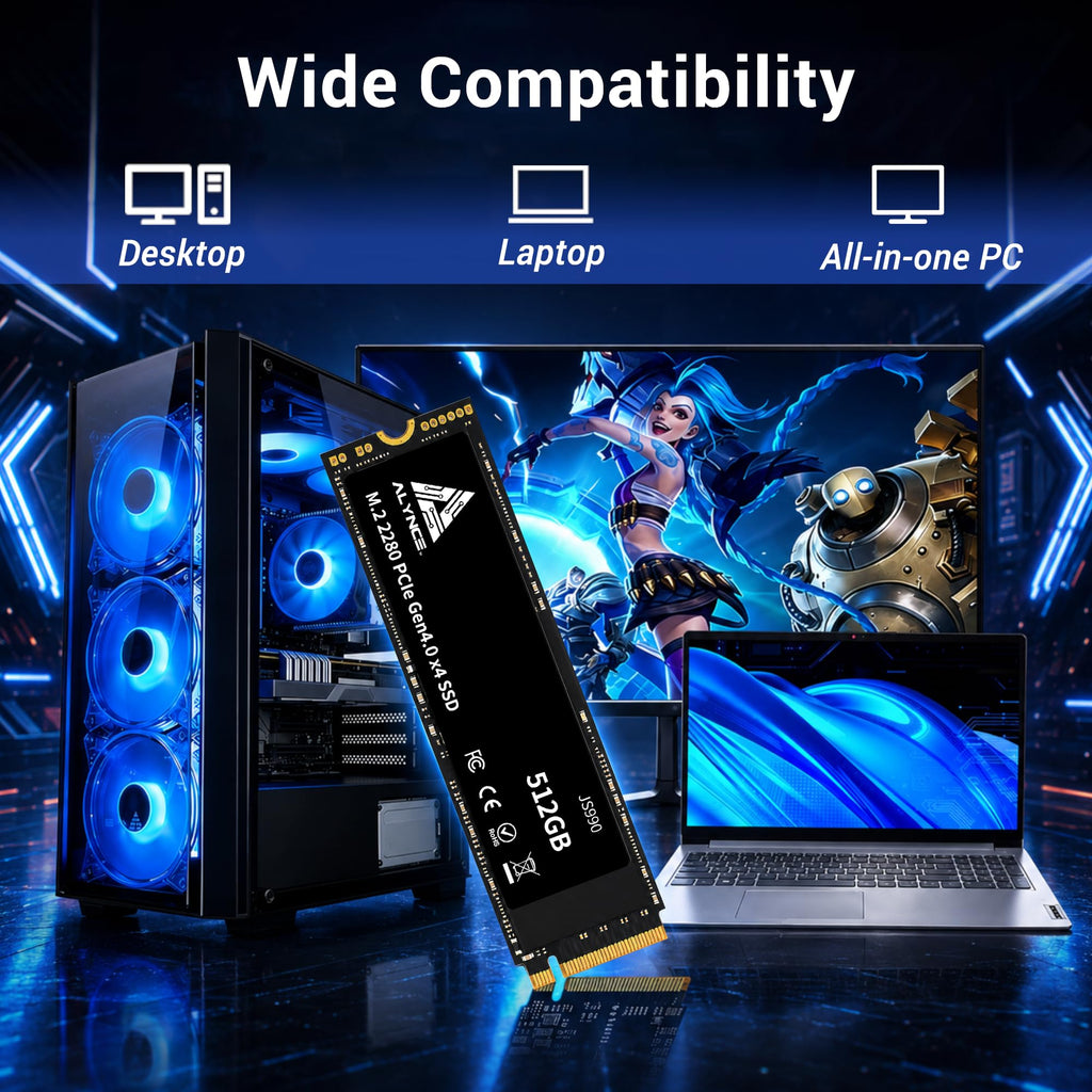 512GB PCIe Gen4 x4 NVMe M.2 2280 SSD F659